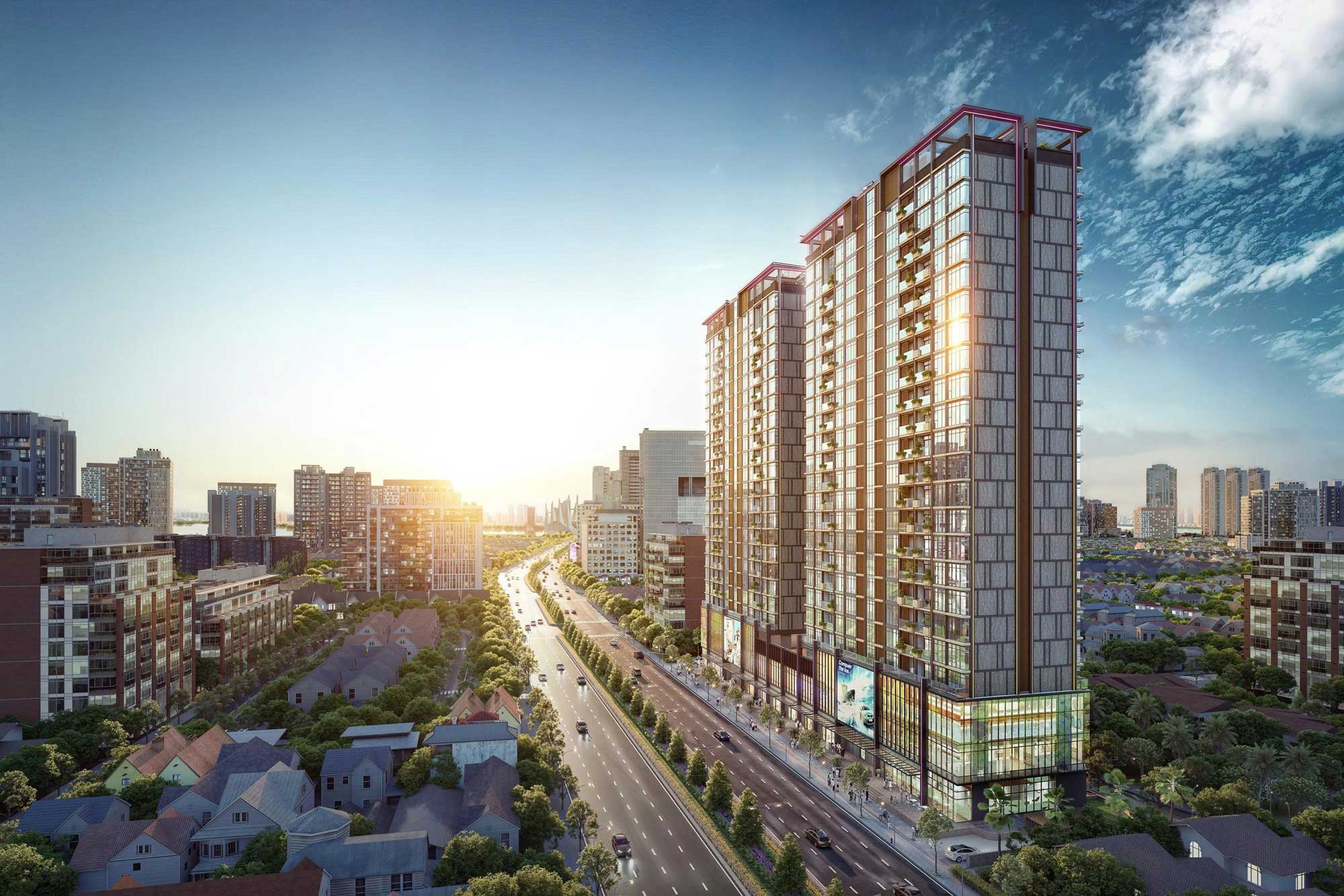 Phối cảnh Celestine Westlake trên đường Võ Chí Công